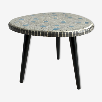 Table d’appoint mosaïque des années 1960