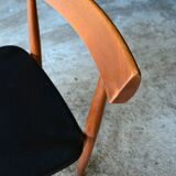 Series of 4 chairs by Hans Olsen for Frem Rojle