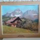 Peinture Pierre Commarmond mountain landscape Alps Cordon Pointe Percée Sallanches Savoie