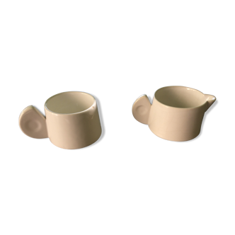 Bowl and pot Gabbianelli Design Italian of the years 60/70