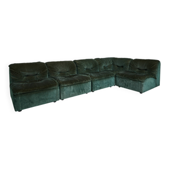 Velvet sofa, Altana, 1970s
