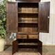 4-door buffet in chestnut from the late 19th century, originating from an old shop.