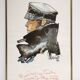 Affiche encadrée Hugo Pratt 1980 to dedicated Corto Maltese
