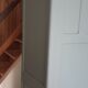 Green Parisian wardrobe of solid wood grey