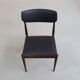 4 Dining Chair in Rosewood and Leatherette by AWA, 1960s