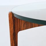 Sven Ellekaer sculptural coffee table rosewood Linneberg Denmark 1962
