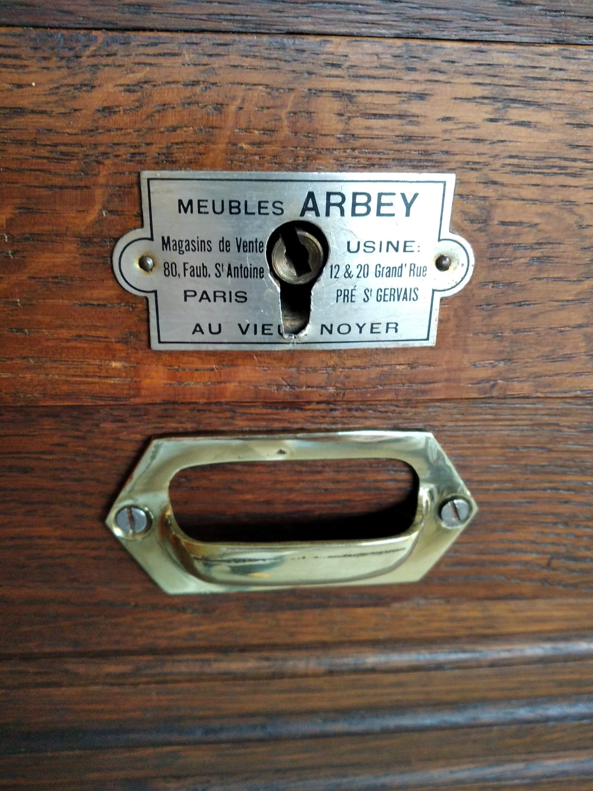 Large vintage binder with double curtains arbey