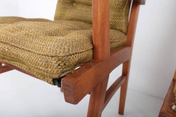 Set de 4 fauteuils vintage Free-Span FS-116, années 50