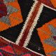 Red & Orange Oriental Kilim Runner Rug, 105x340Cm