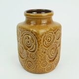scheurich mid century VASE 1960s decor jura ochre glaze model 282-16
