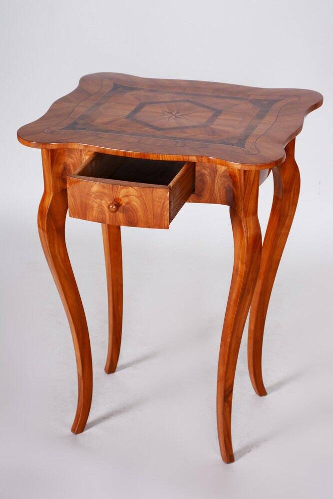 Small Classicism Cherry Table, Czechia, 1780s