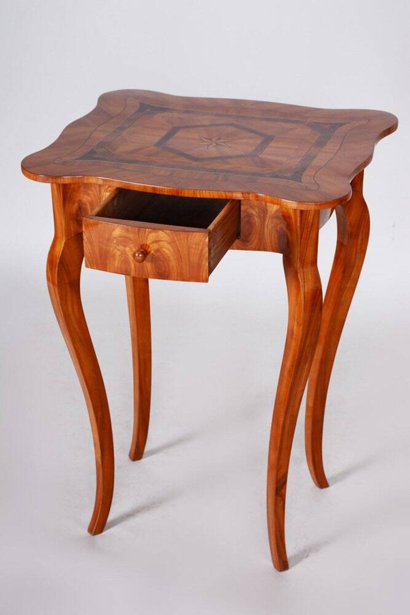 Small Classicism Cherry Table, Czechia, 1780s