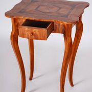 Small Classicism Cherry Table, Czechia, 1780s