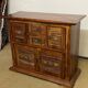 Solid acacia wood sideboard 4 doors, 2 drawers