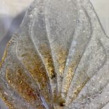 Pair of wall lamps Murano glass sheet