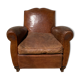 Leather club chair