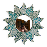Sun mosaic mirror