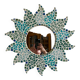 Miroir mosaïque soleil