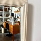 Miroir en bois beige