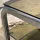 Chrome furniture and smoked glass 1970