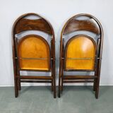 Pair of Bauhaus Folding Chairs B751 by Ligna, Czechoslovakia 1930s