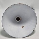 Enameled sheet metal wall light