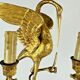Barbedienne (attributed to), pair of candelabra with storks