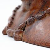 African bust of Joseph Bansimba carved in wenge - 20th century