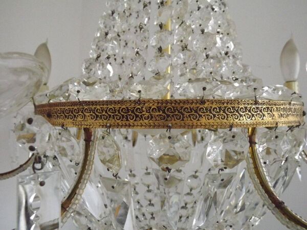 Lustre montgolfier 8 bras 12 lumières