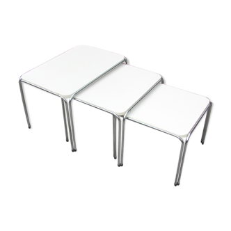 Ensemble de 3 tables, années 1970