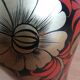 Russian Khokhloma vase in painted wood