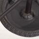 Antique wrought iron coat rack with umbrella stand (c.1920)