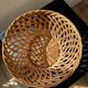 Large fruit basket in woven wicker