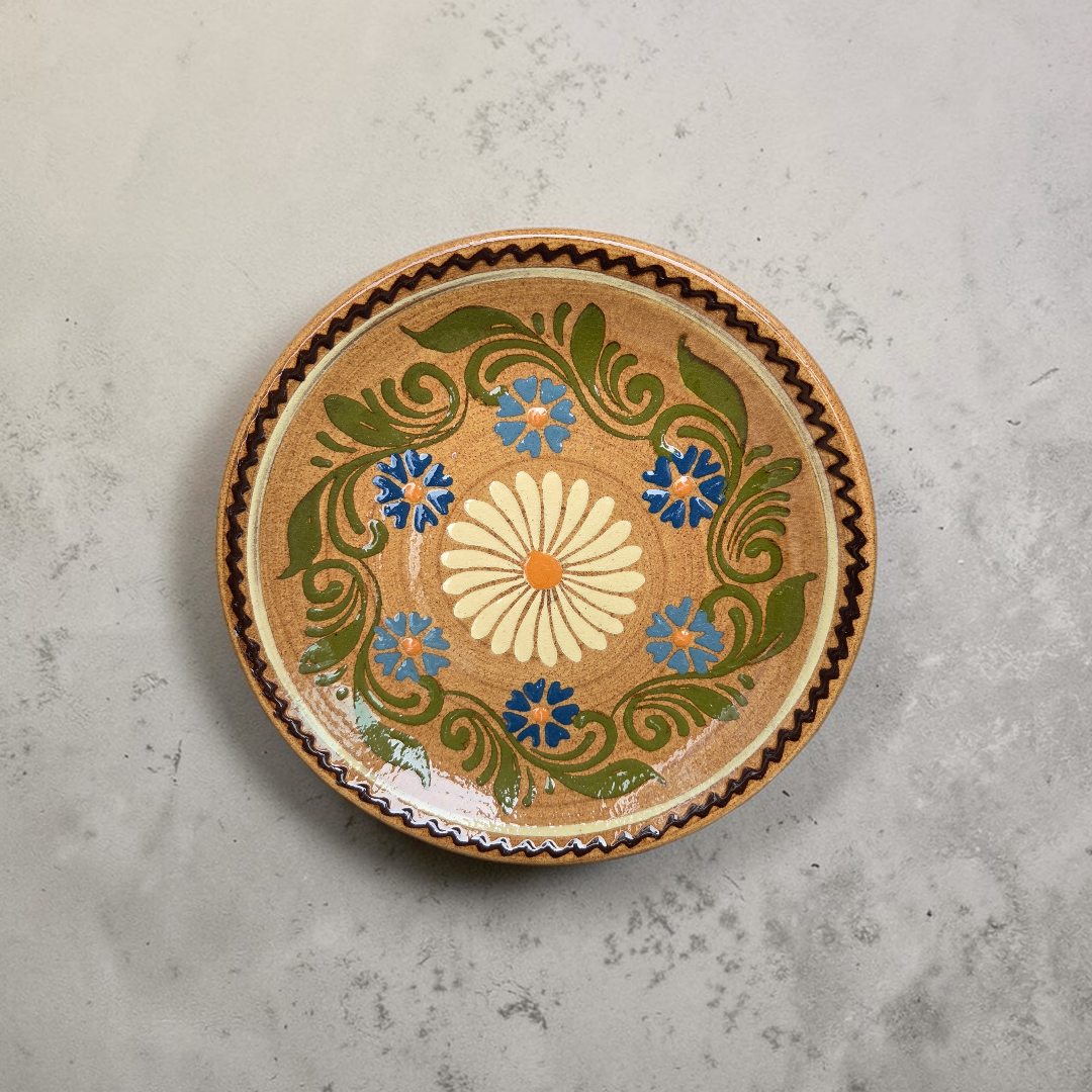 Alsatian earthenware plate