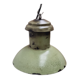Old street lamp soft green enamel hanging lamp