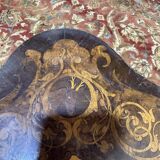 Louis XV style side table in marquetry