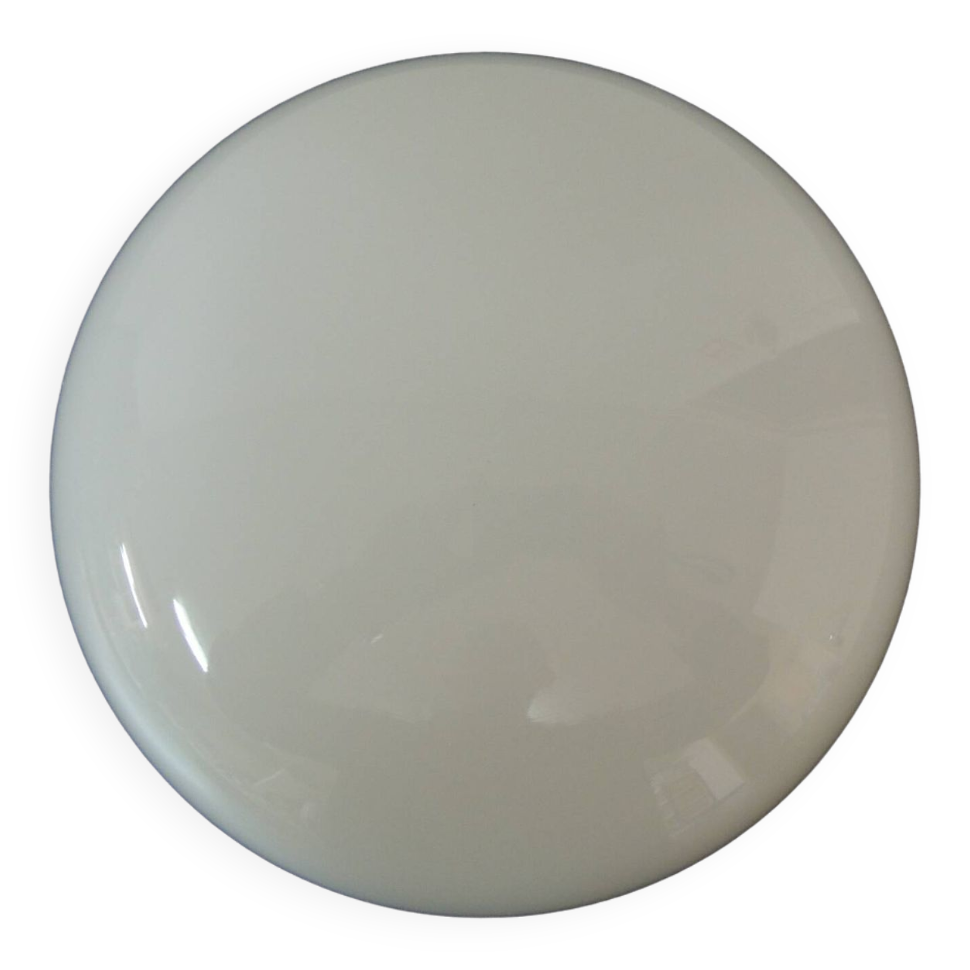 Round opaline ceiling light