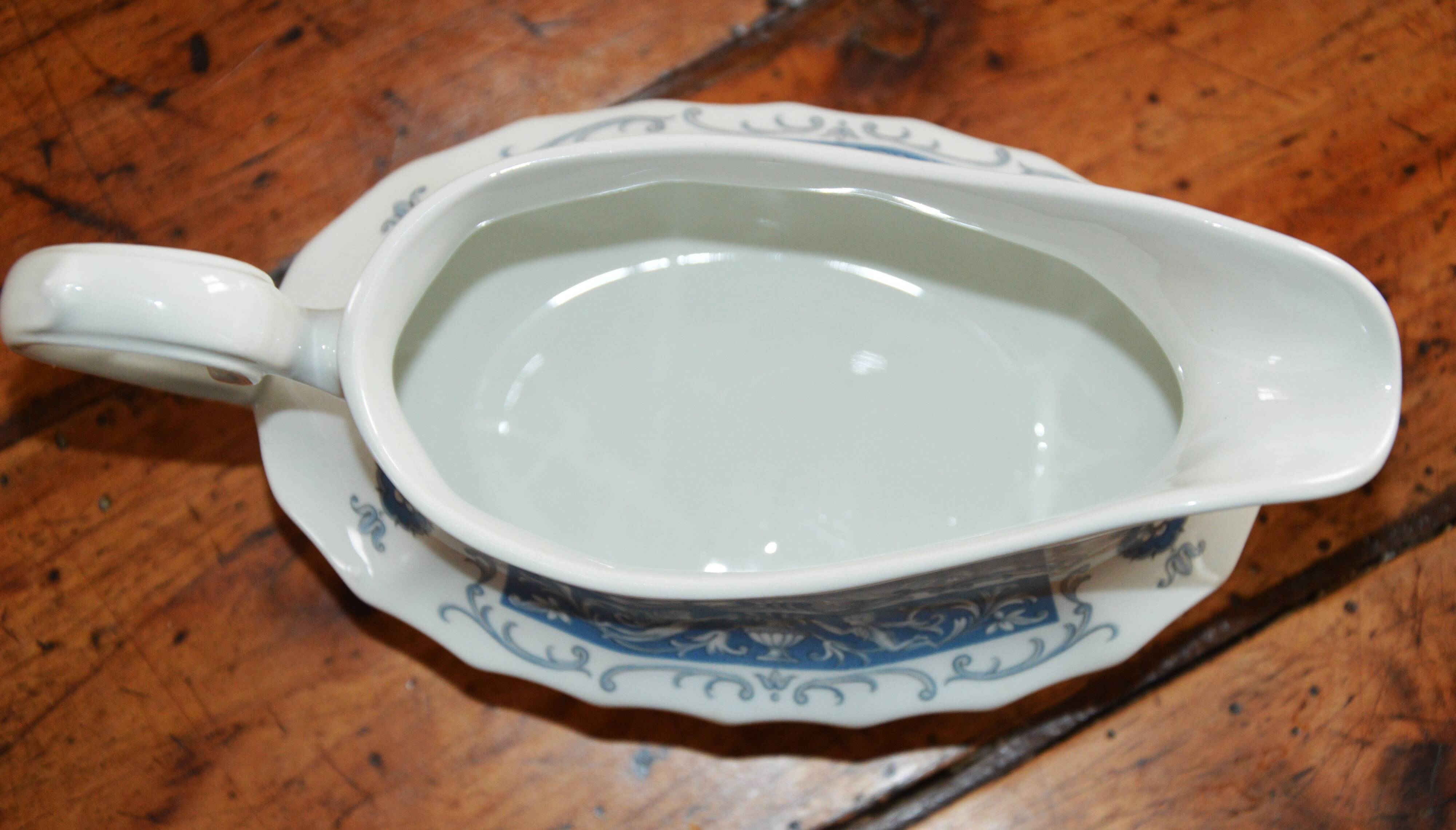 vintage old sauce boat Portland made in England