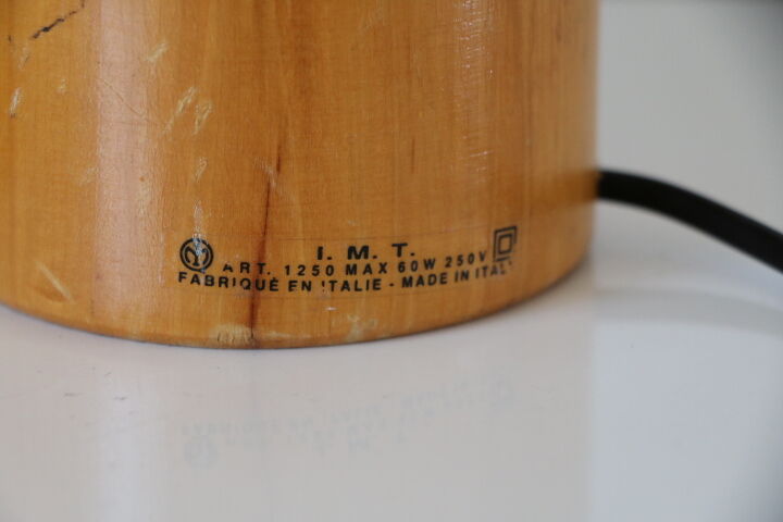 3 feet imt italy wood lamp
