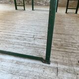 Guinguette table and its 2 benches