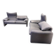 Paire de canapés Maralunga par Vico Magistretti pour Cassina, années 1990.