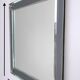 Mirror from Fontana Arte with Square Metal and Mirrored Frame, Italy 1960s
