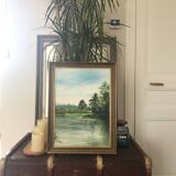 Landscape painting signed by Denise Legrix