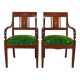 Empire style armchairs
