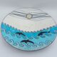 Vintage Italian Raku Ceramic Plate
