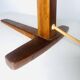 Natural Fibre & Teak Wood Table Lamp By Ib Fabiansen For Fog & Mørup, Denmark 1950S