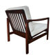 Fauteuils Gris B 7752 Par Zenon Bączyk Pour Swarzędzkie Fabryki Mebli, années 1960, Set Of 2