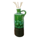 Bottle, vintage soliflore in enamelled terracotta