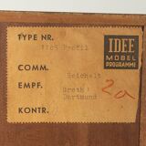 Classic chest of drawers from the 1950s by Oldenburger Möbelwerkstätten