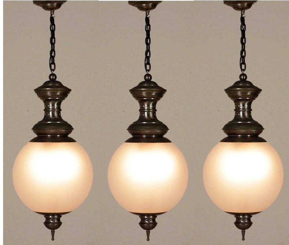 LS1 Pendant Lamps by Luigi Caccia Dominioni for Azucena, Italy, 1950s, Set of 3